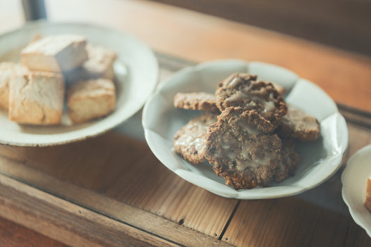 オートミールとナッツのクッキー